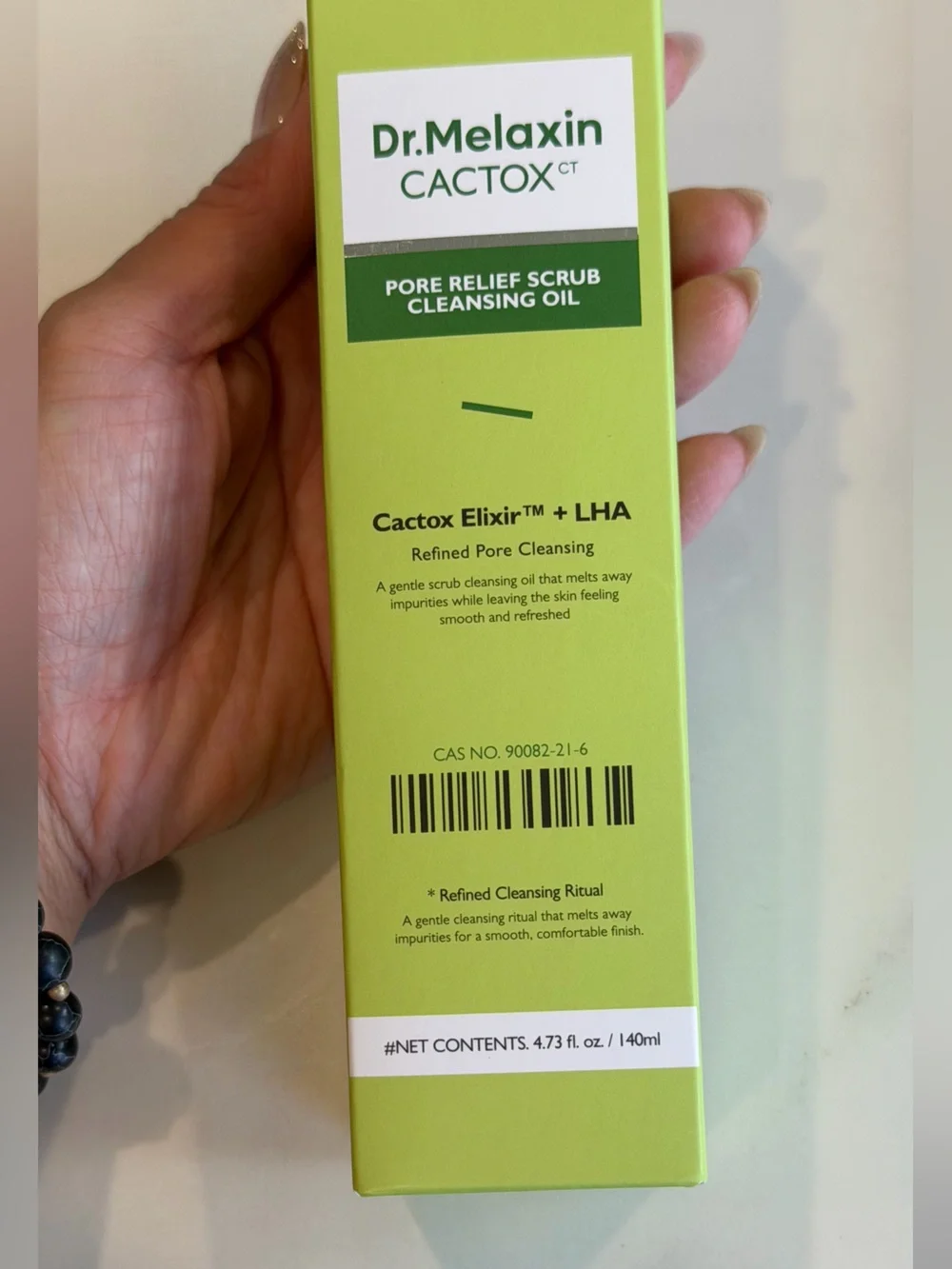 NIB DR.MELAXIN Dr.Melaxin Cactox Pore Relief Scrub Cleansing Oil 140ml